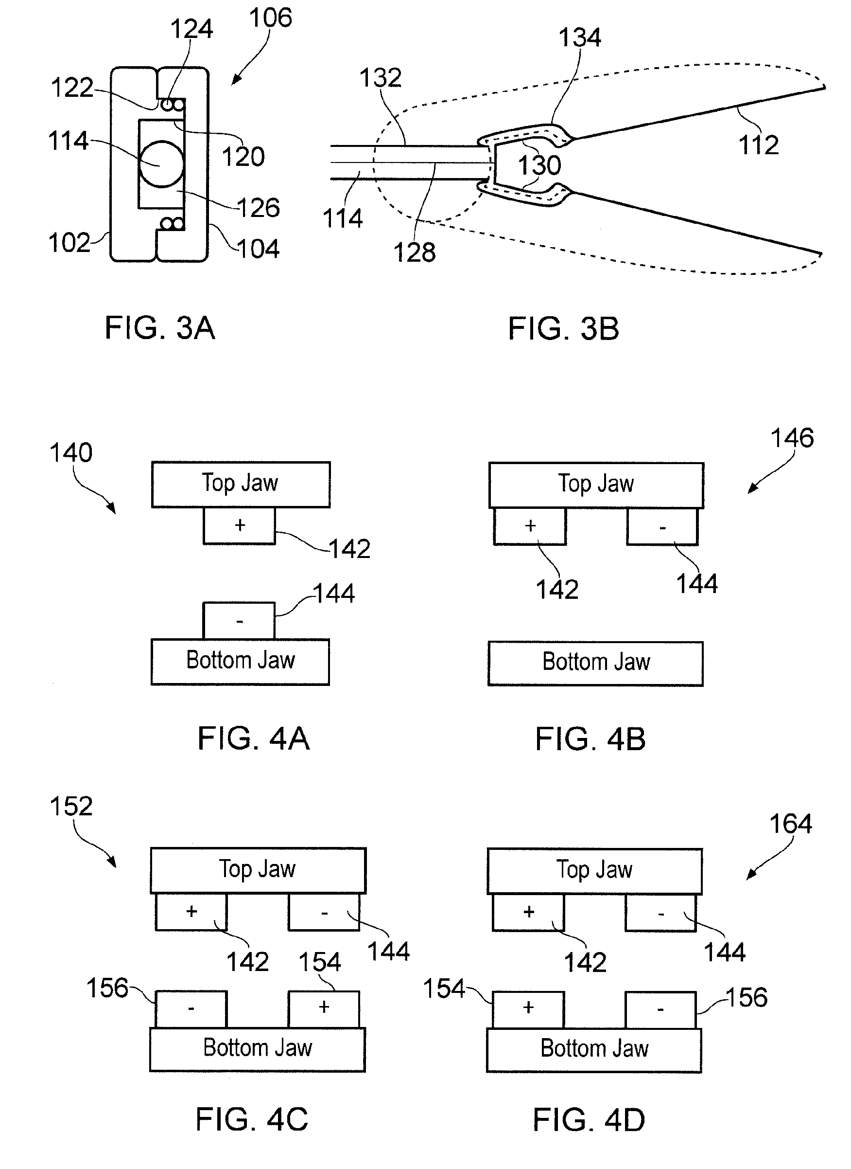 Electrosurgical forceps for delivering RF and/or microwave energy into biological tissue