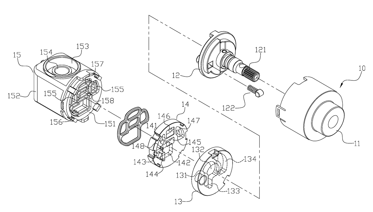 Faucet with pipe-in-pipe structure