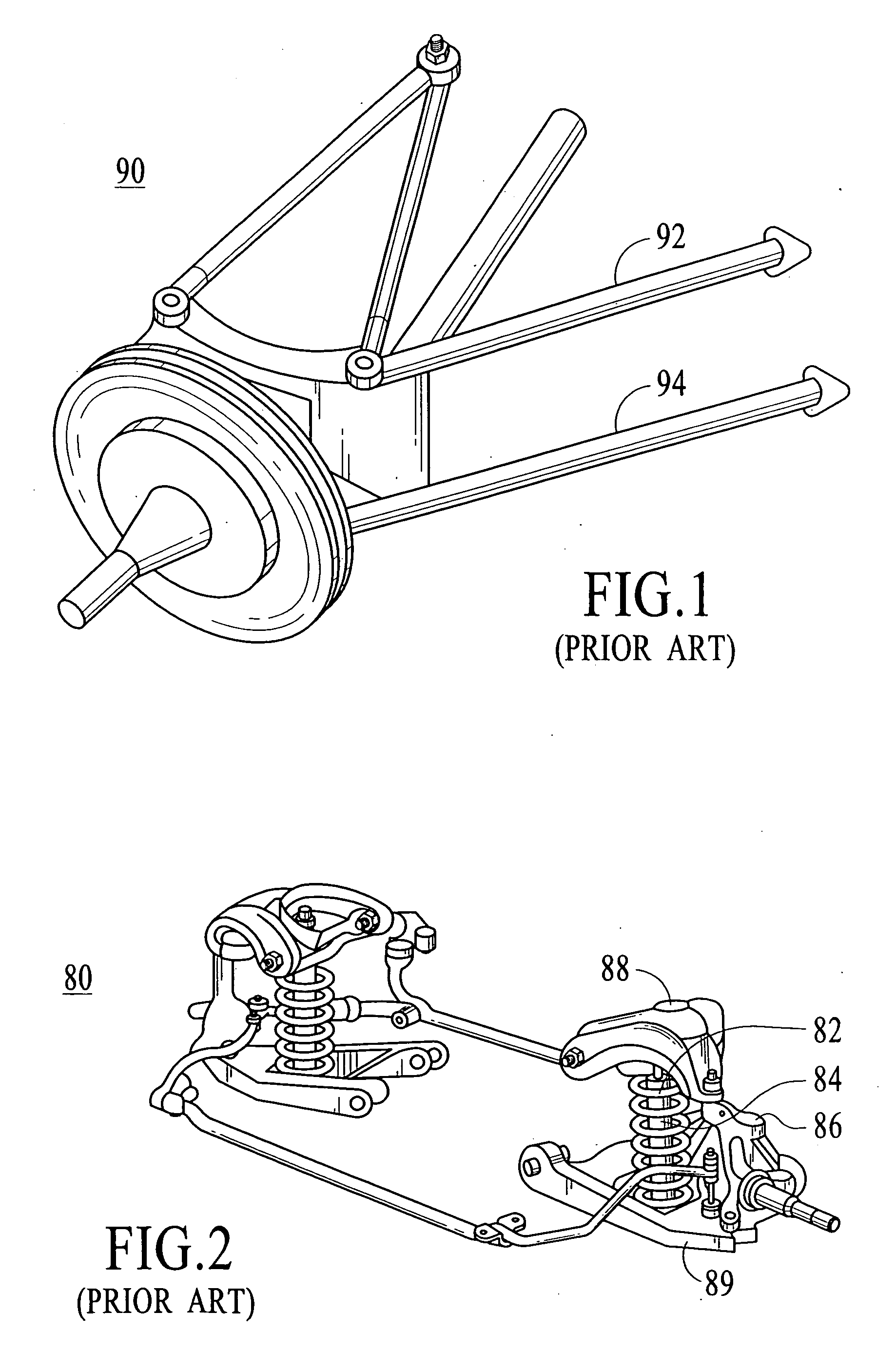 Automobile racing suspension system