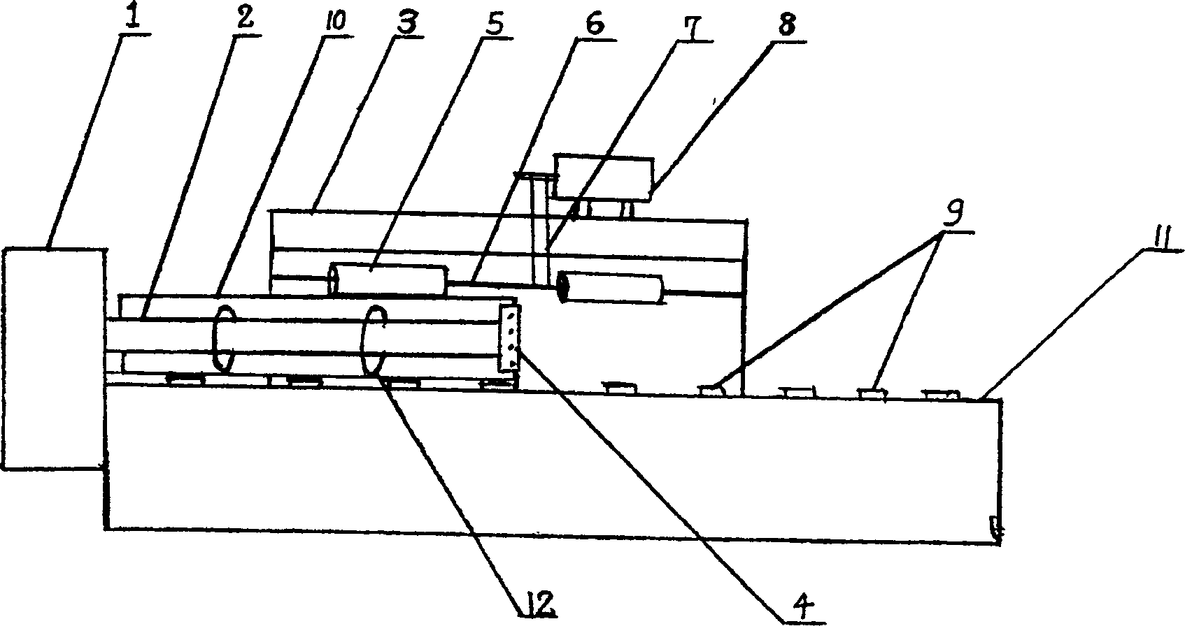 Cylinder shape pipe piece with inner harden layer and its production method and equipment