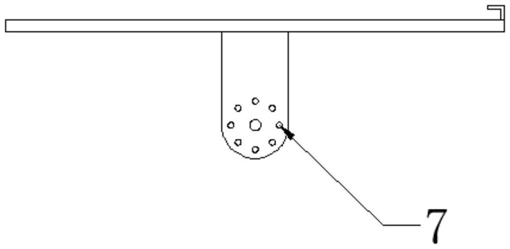 Art table with table top plate directly used for drawing