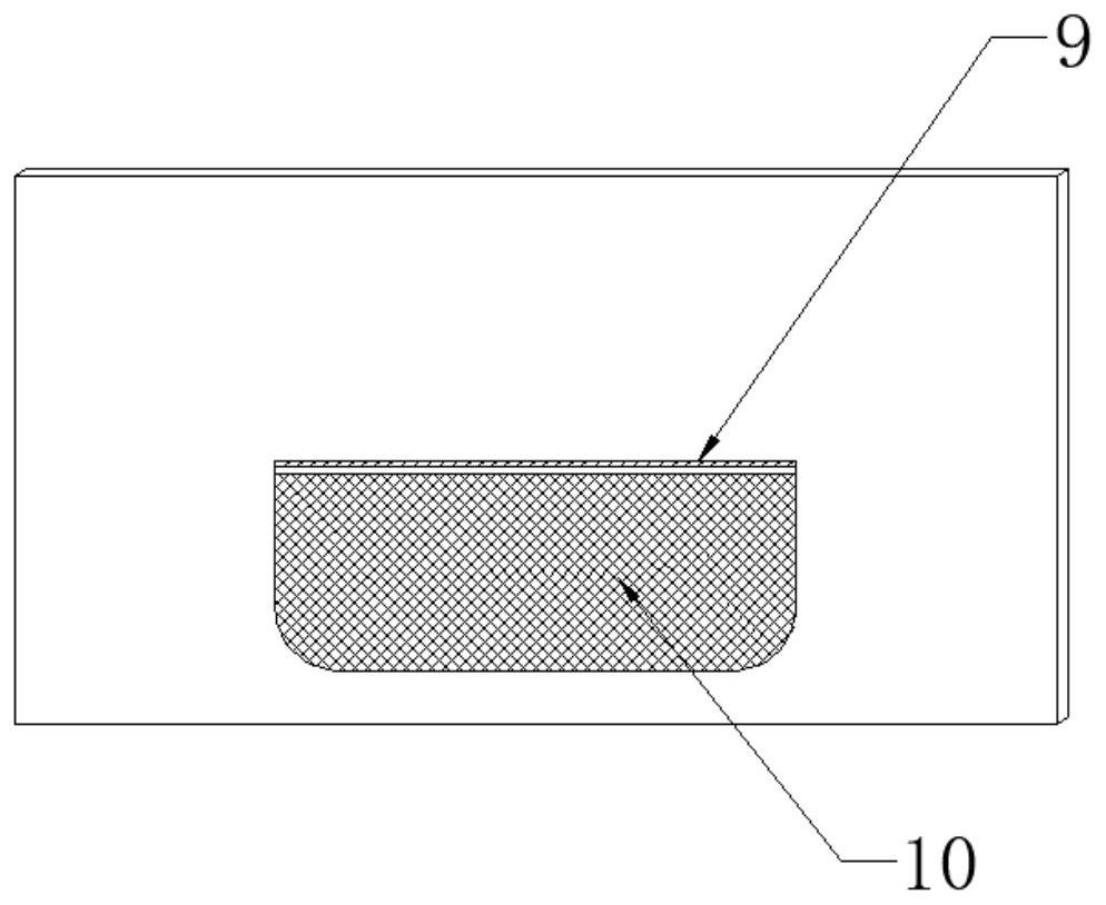 Art table with table top plate directly used for drawing