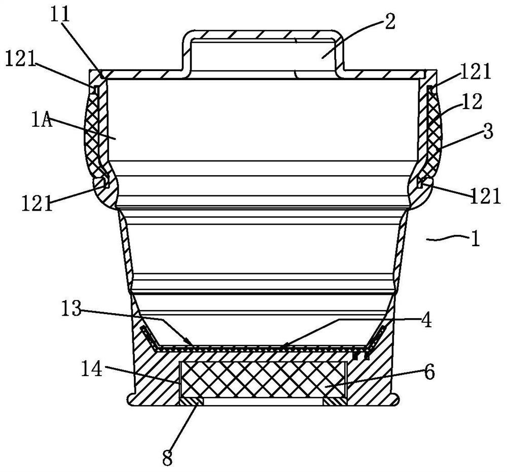 Portable electric heating water cup