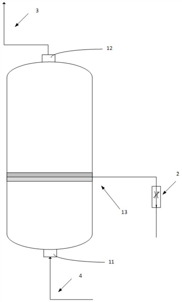 Flue gas dewhitening equipment and system for exhaust chimneys of chemical plants