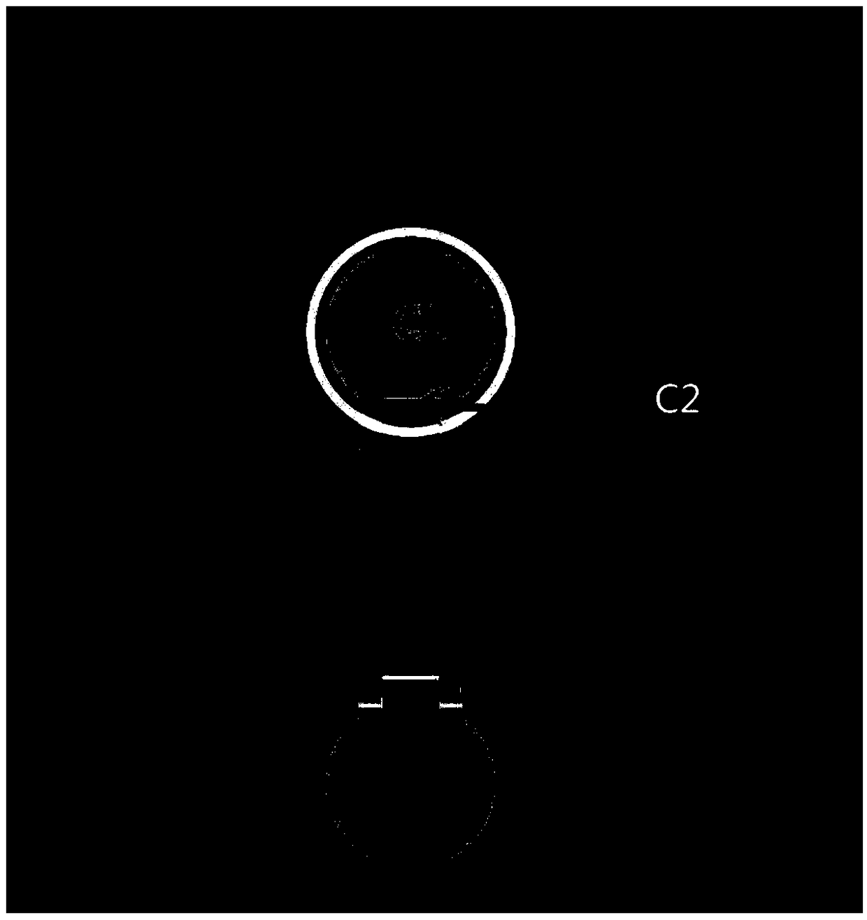 A high voltage two-stage voltage transformer