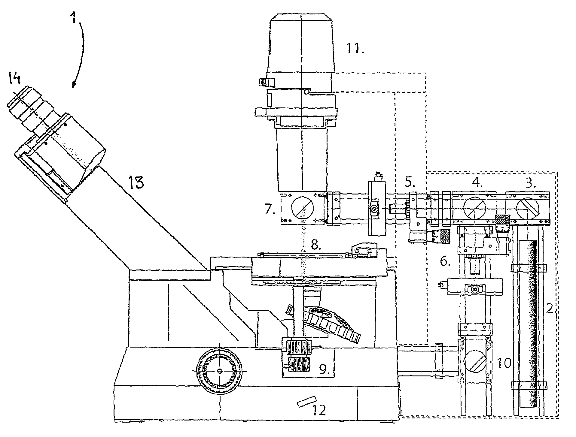 Method and apparatus for analysis of a sample of cells