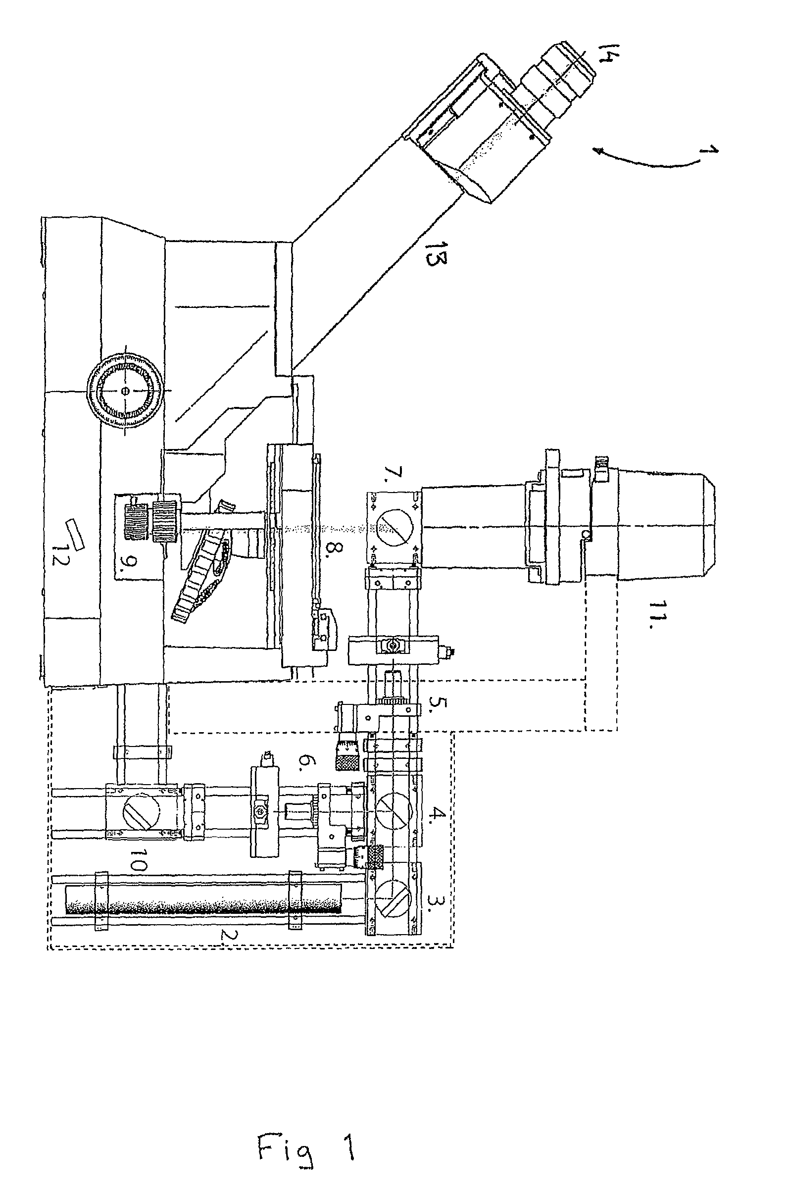 Method and apparatus for analysis of a sample of cells