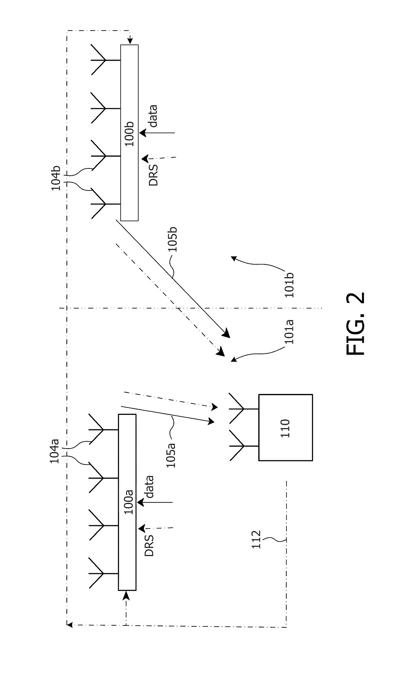 Method for signalling a precoding in a cooperative beamforming transmission mode