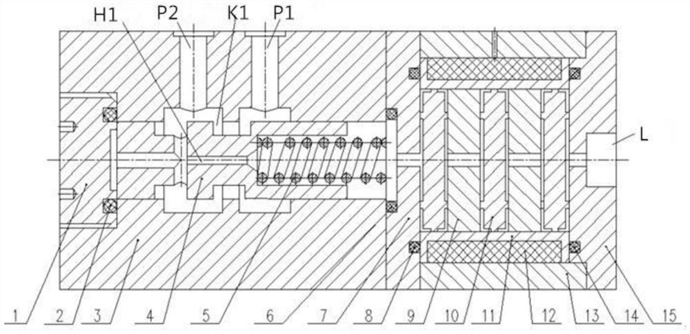 A magneto-rheological fluid pilot pressure reducing valve