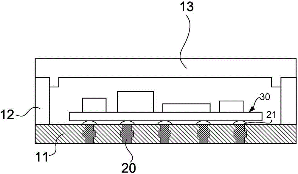 Sealing structure of implanted type device and manufacturing method of sealing structure