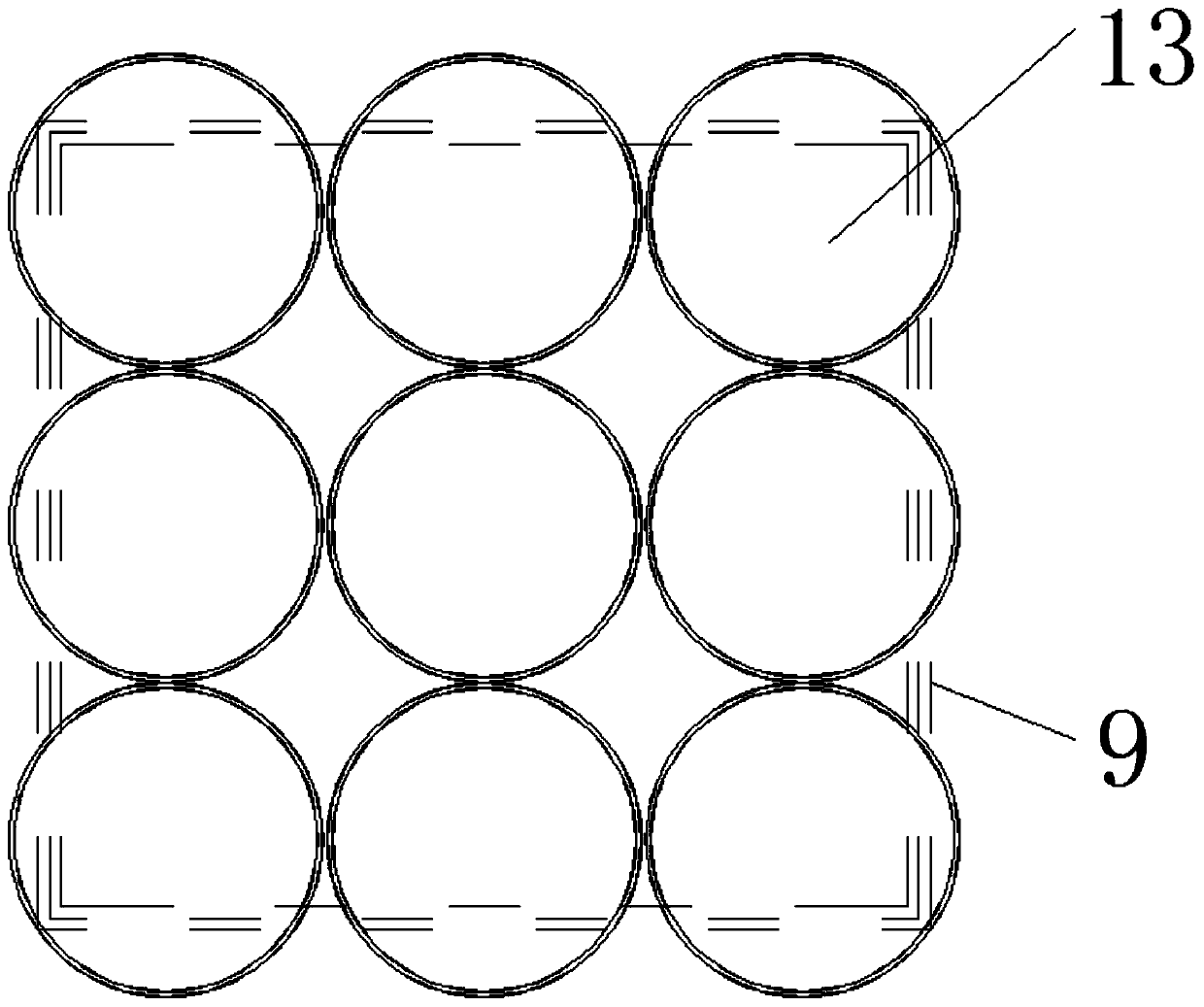 Chuck polishing device with revolving and rotation