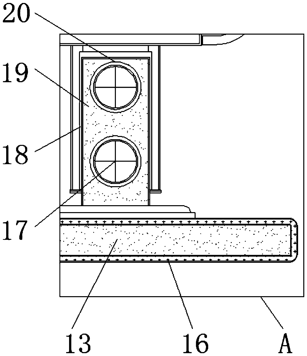 Chuck polishing device with revolving and rotation