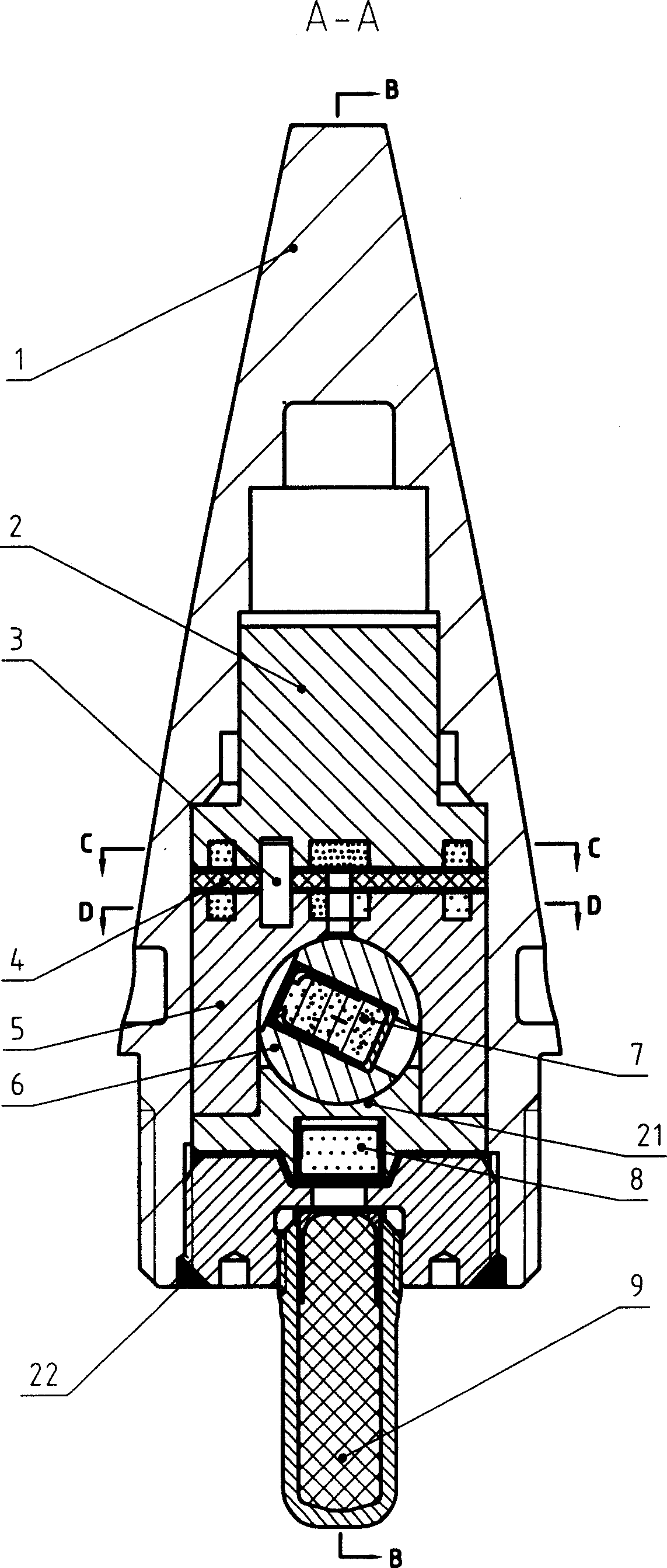 Full insurance type artificial rain bullet detonator