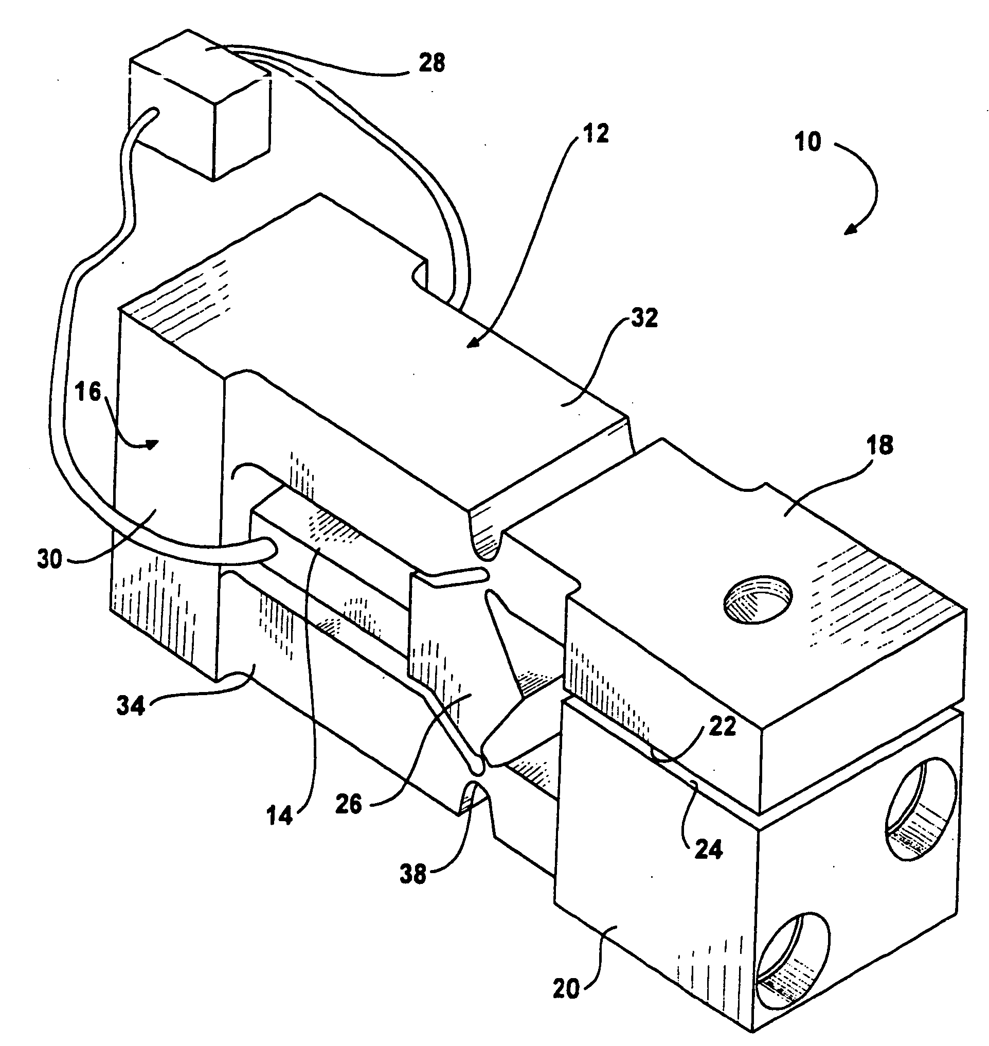 Apparatus for moving a pair of opposing surfaces in response to an electrical activation