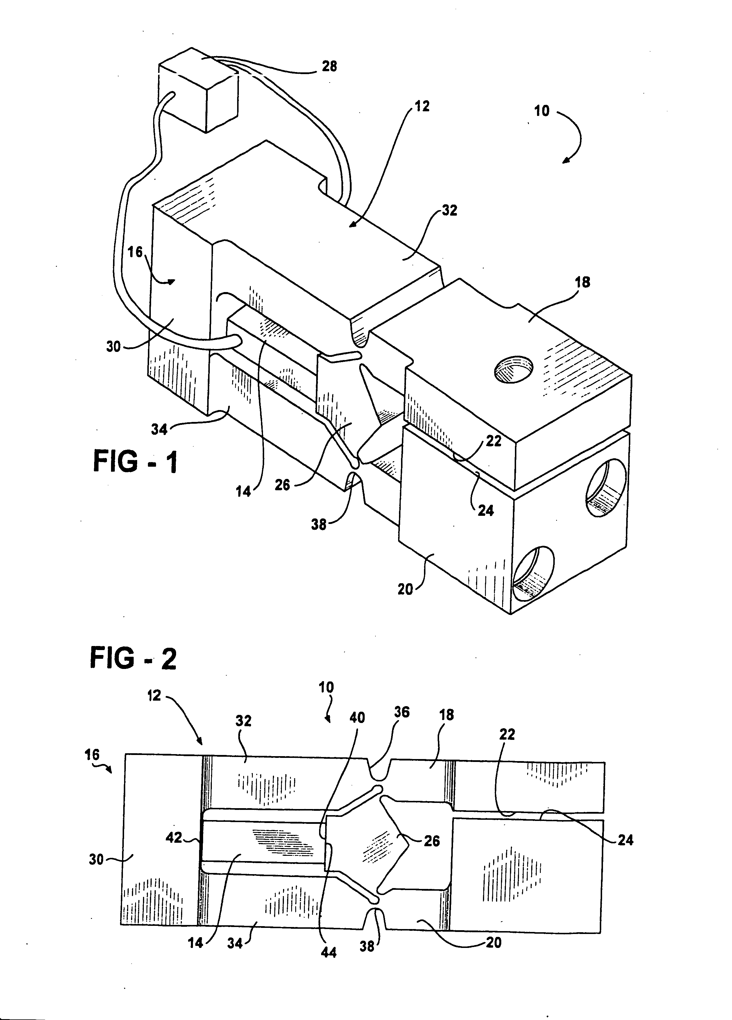 Apparatus for moving a pair of opposing surfaces in response to an electrical activation