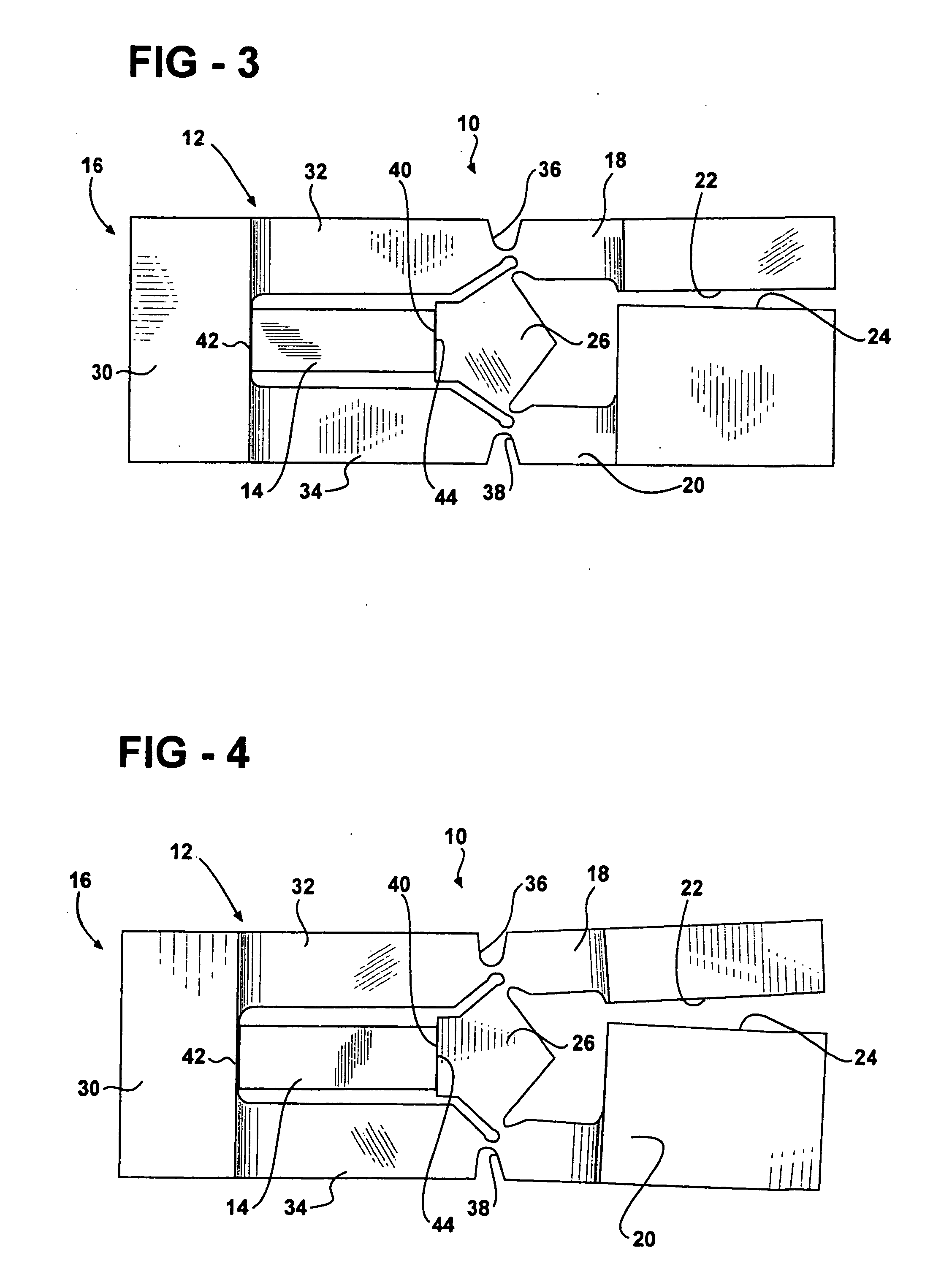 Apparatus for moving a pair of opposing surfaces in response to an electrical activation