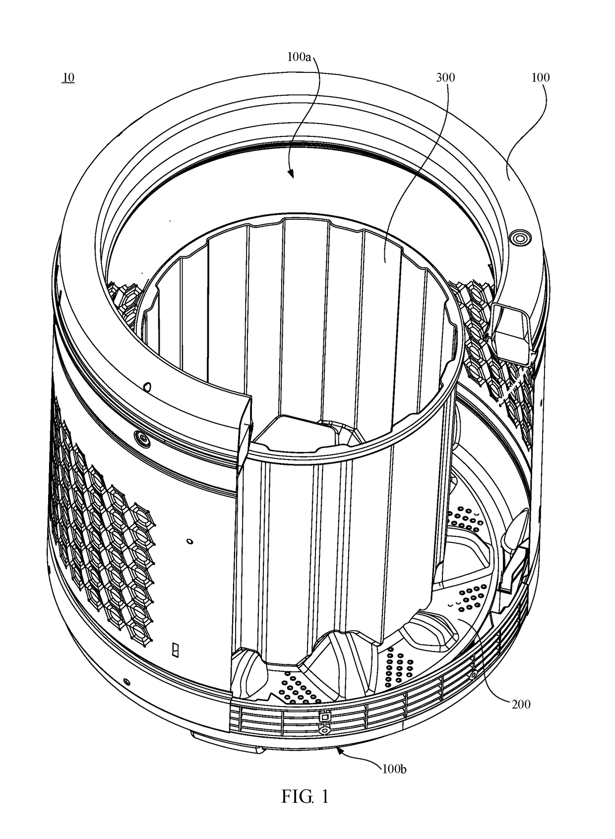 Washing machine and washing drum thereof