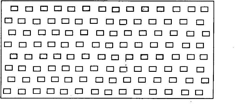 Positioning distributed fiber anti-counterfeiting paper and manufacturing method thereof