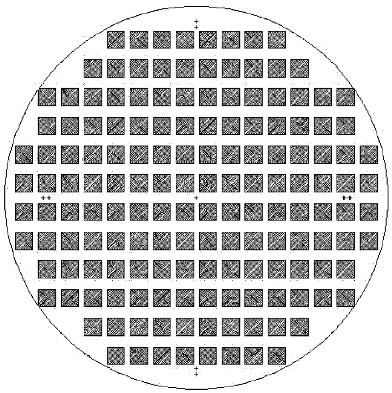 Electromigration test structure of silicon through hole metal interconnection wire