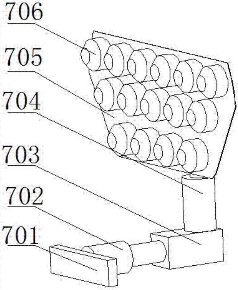 Steel tube hexagonal binding device