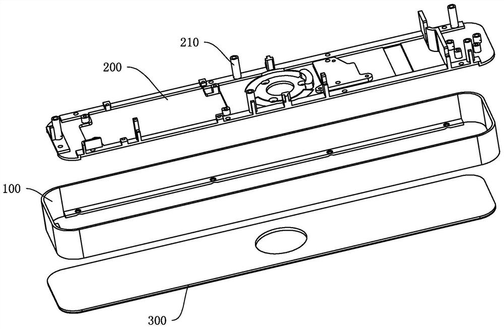 A processing method for split lock cover and lock cover frame