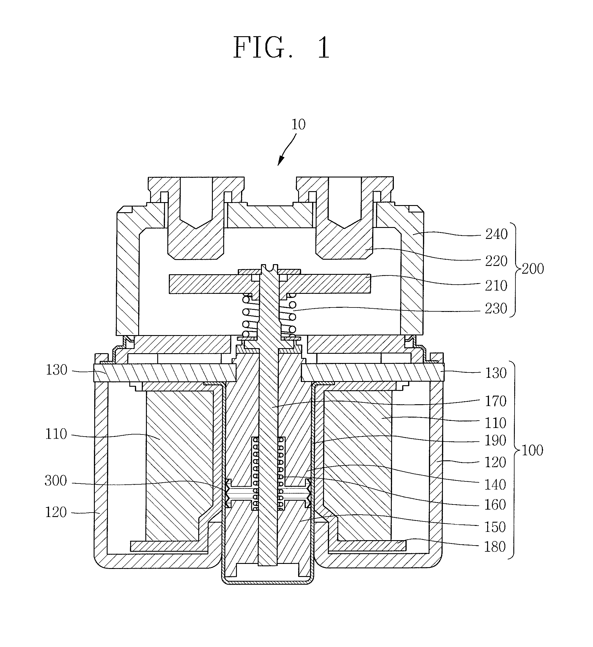 Noise decreasing type electromagnetic switch