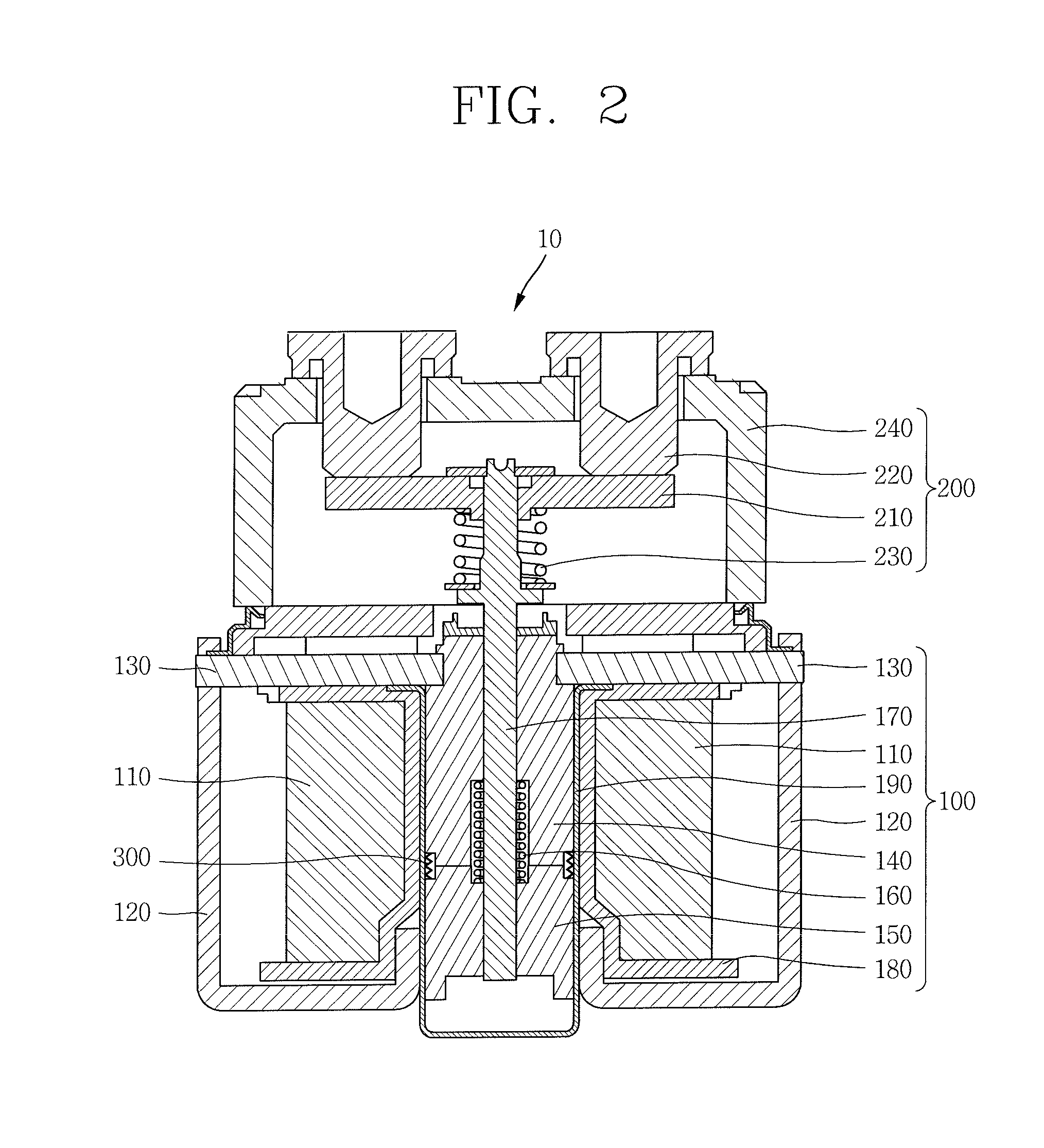 Noise decreasing type electromagnetic switch