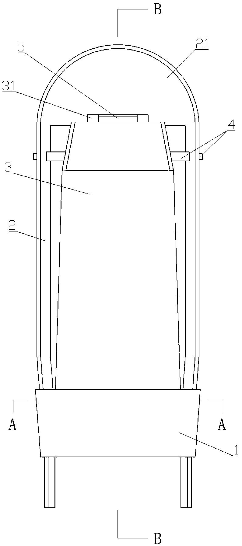 Squat toilet sewer anti-blocking device