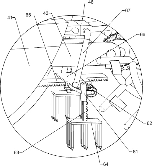 Device for cultivating land and loosening soil