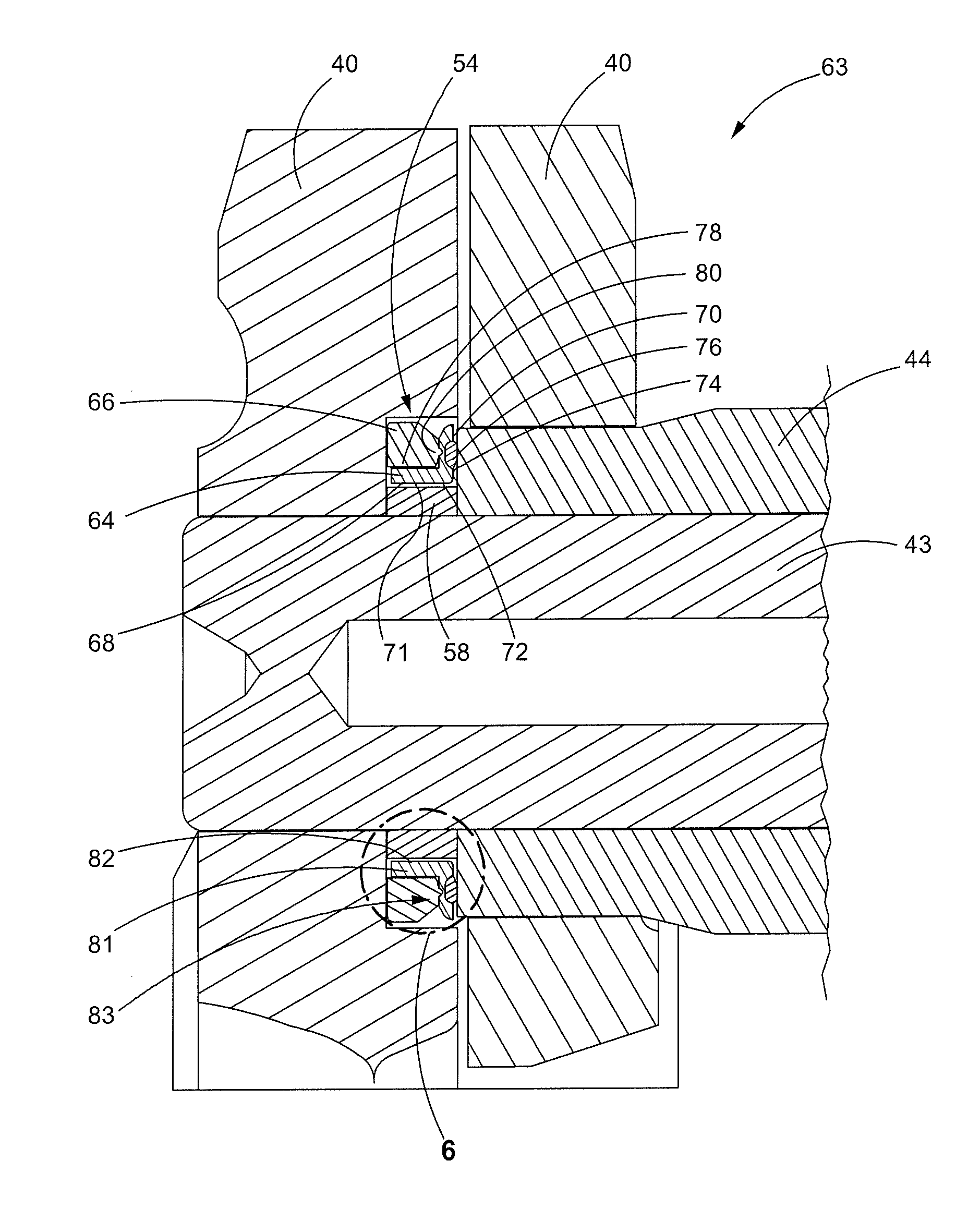 Seal Assembly with Complementary Surface Deformations