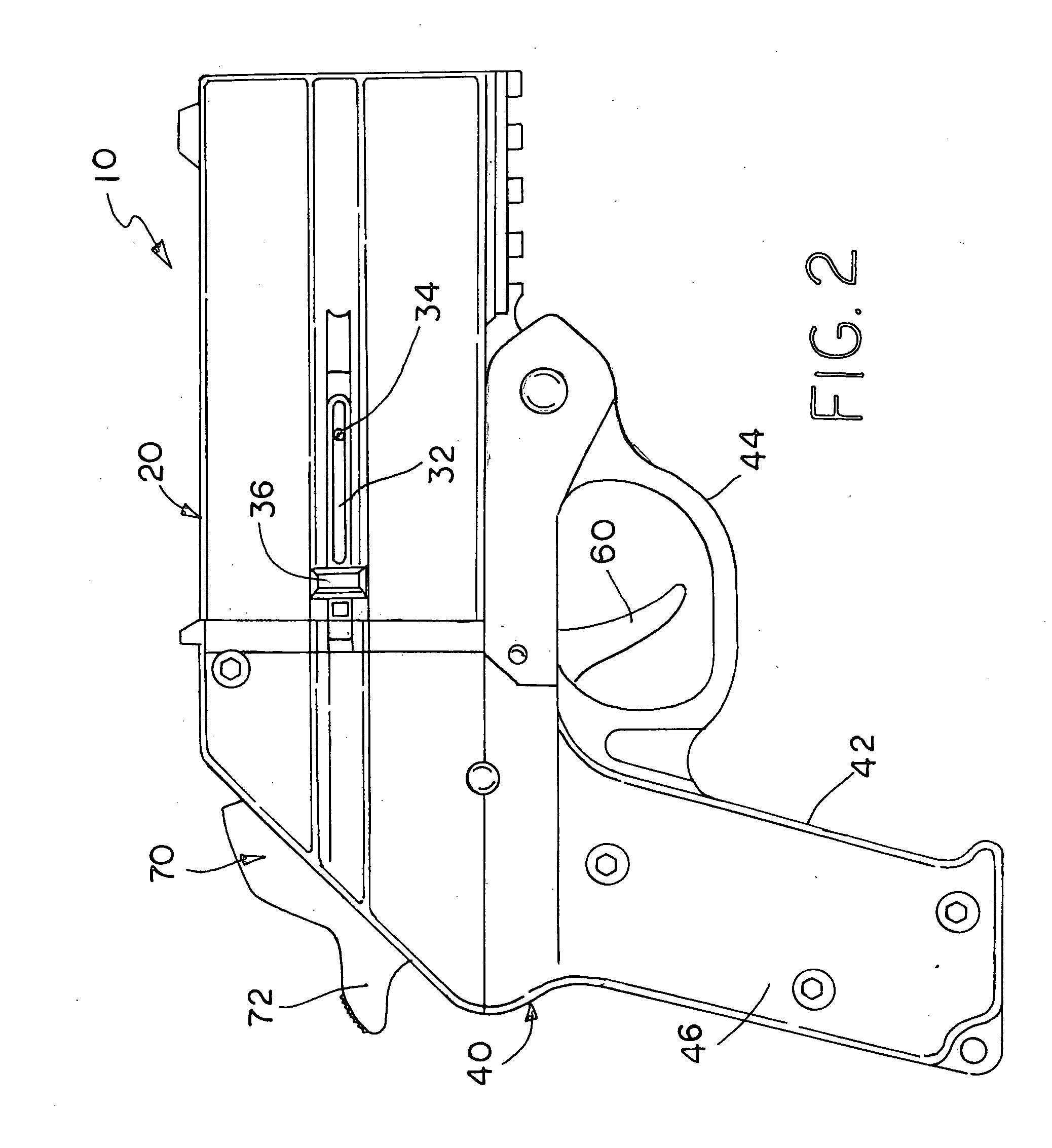 Less-lethal ballistic projectile launcher