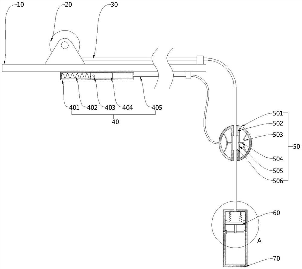 Water sampling device for environmental monitoring and sewage treatment engineering