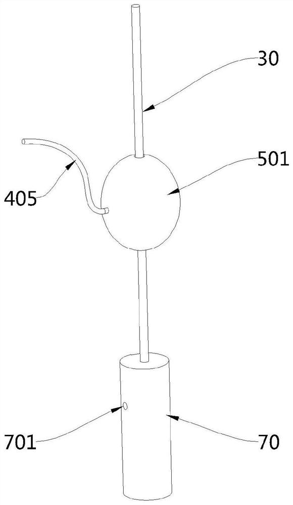 Water sampling device for environmental monitoring and sewage treatment engineering