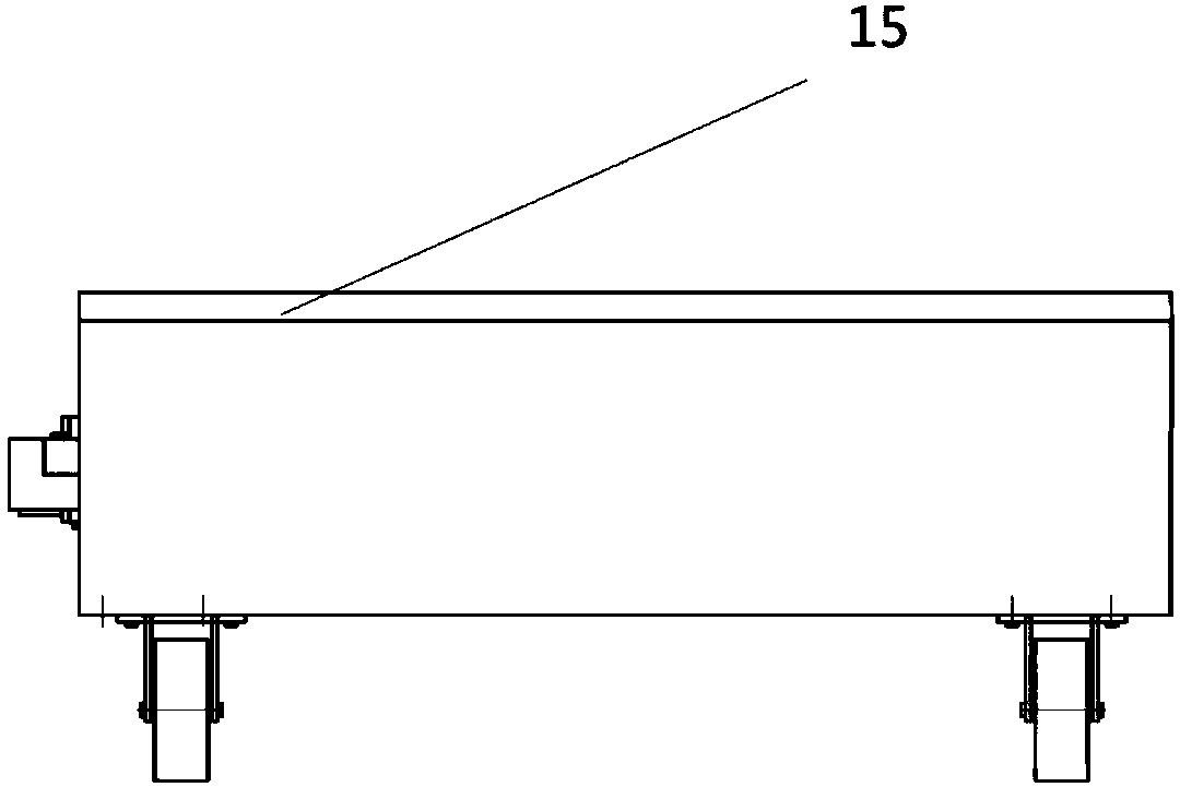 Pneumatic lifting car transferring device