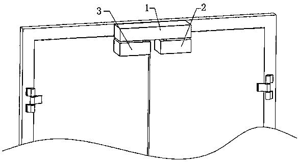 Fireproof door magnet switch