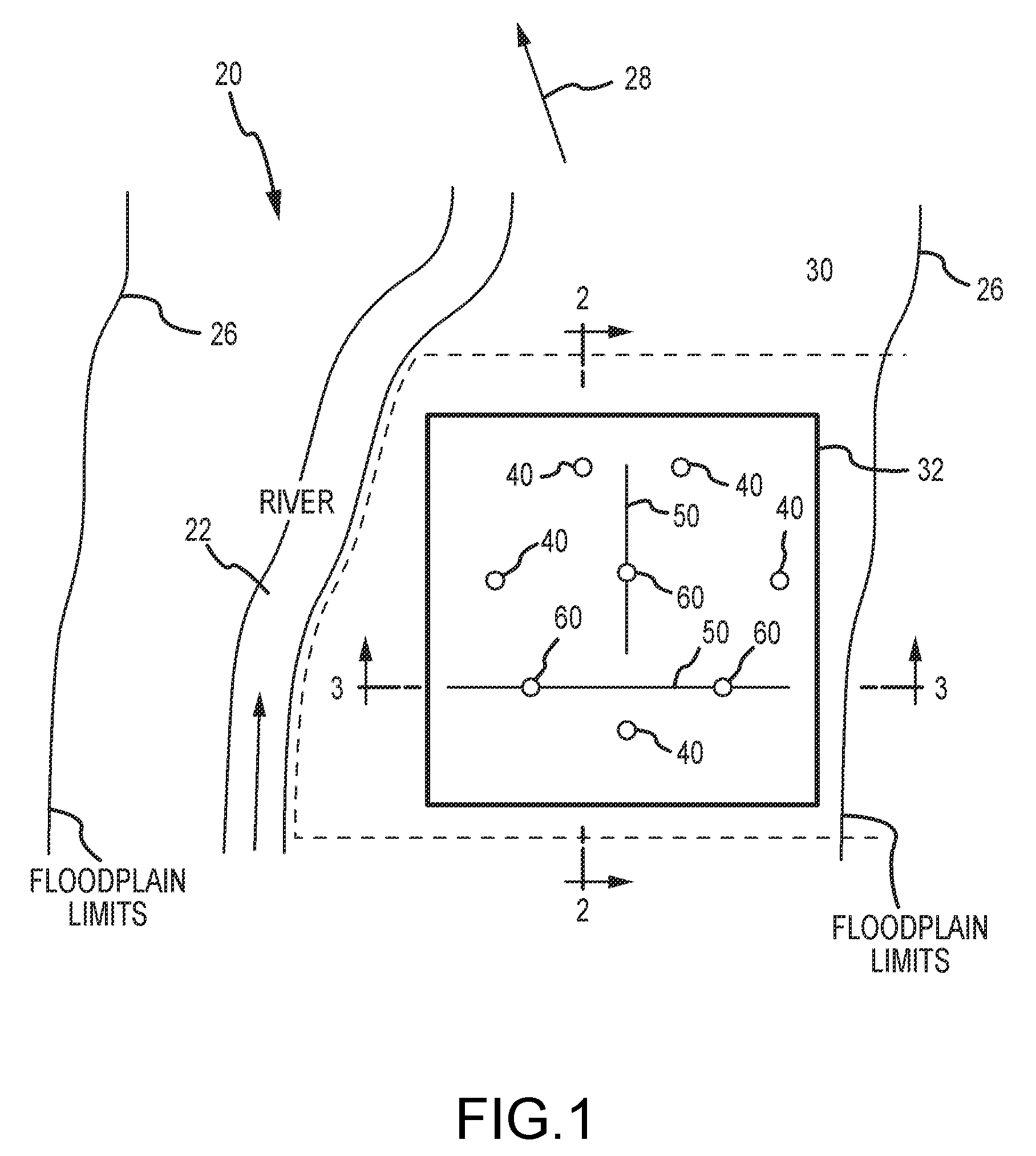 Ventilation of underground porosity storage reservoirs