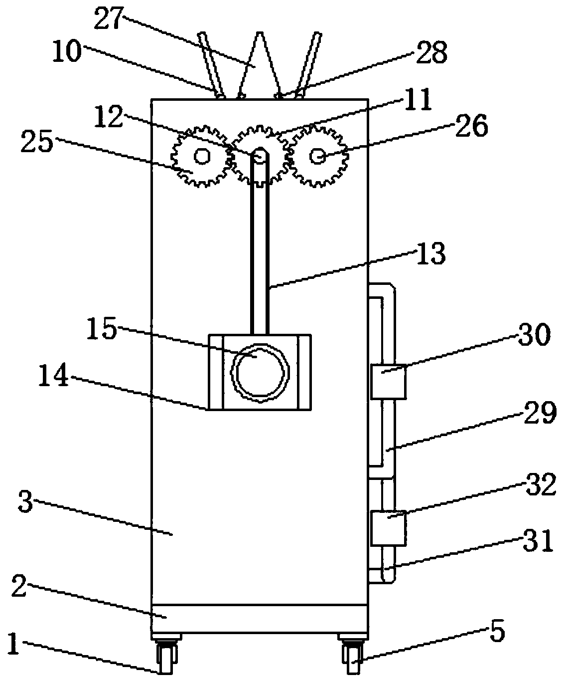 Paper shredder achieving cyclic utilization