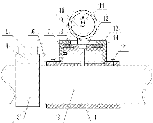 Shockproof buffering device for intelligent instrument