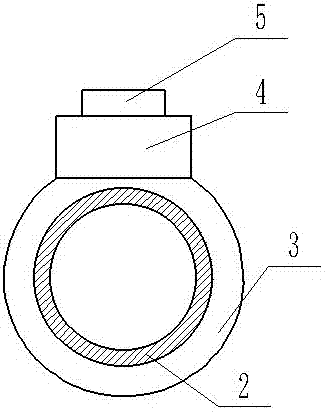 Shockproof buffering device for intelligent instrument