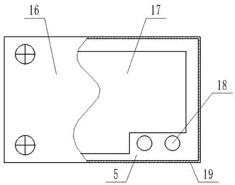 Shockproof buffering device for intelligent instrument