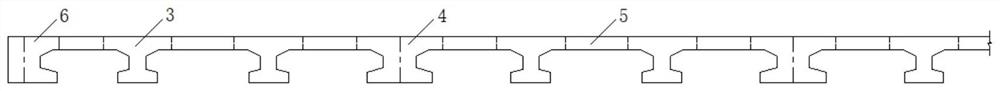 Bidirectional plate stressed longitudinal and transverse beam concrete superstructure of level crossing bridge