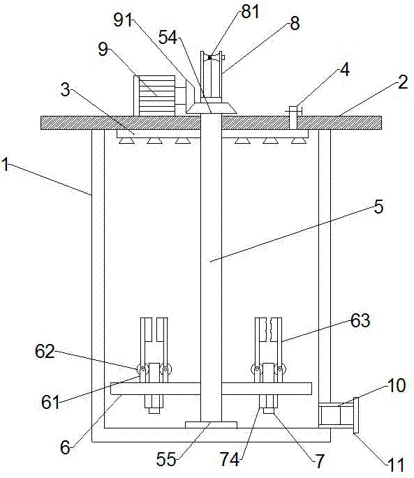 Efficient cleaning device of automobile accessory parts