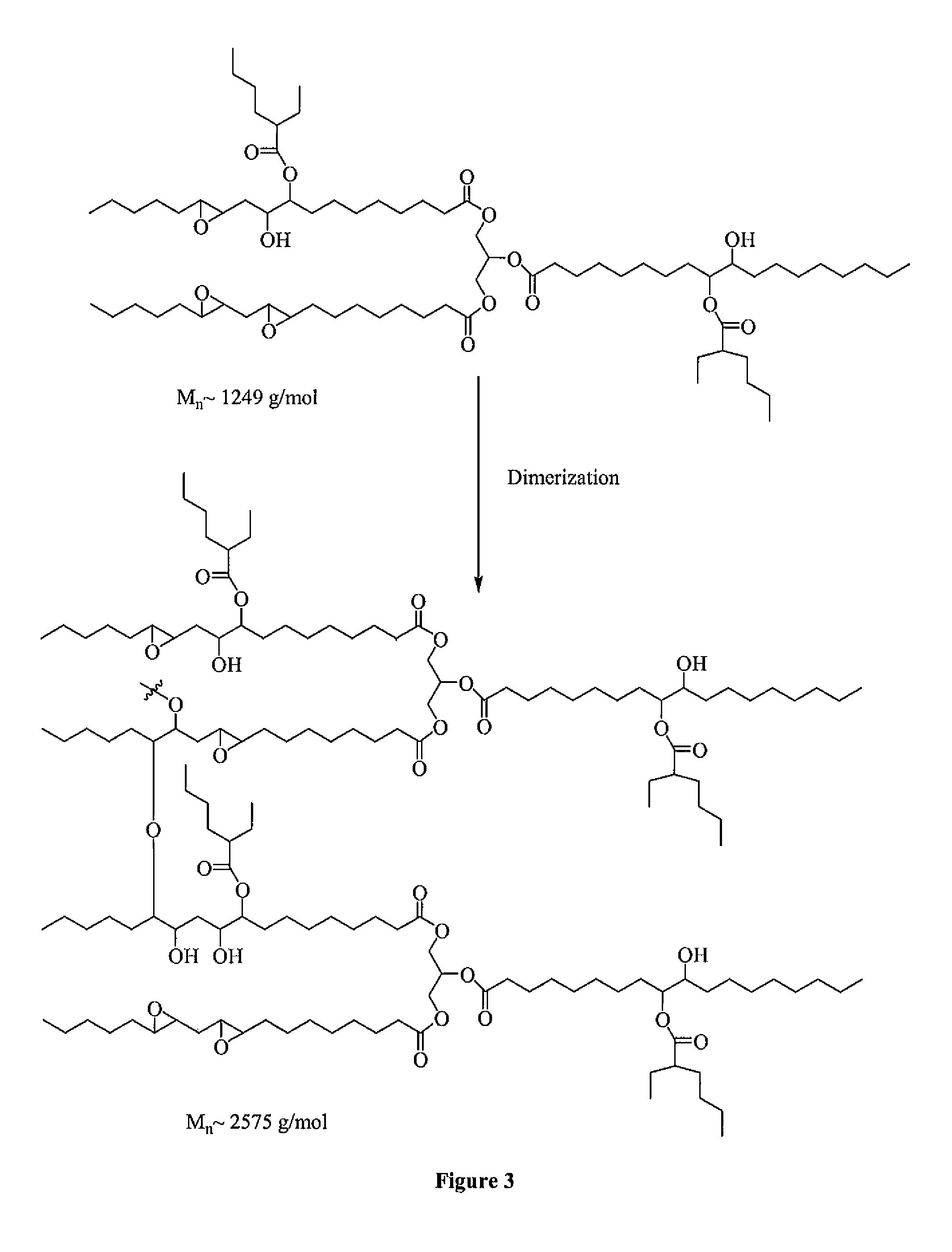 Polyol formed from an EPOXIDIZED oil