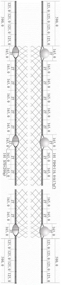 Novel bathing beach protection single net and bundling method thereof