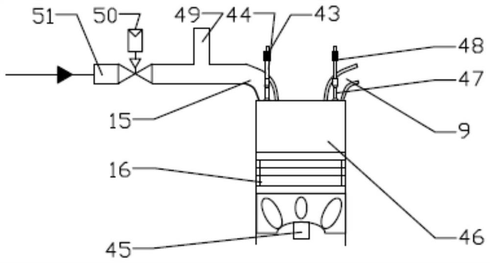 Liquid ammonia phase change cooling type hybrid power thermal management system