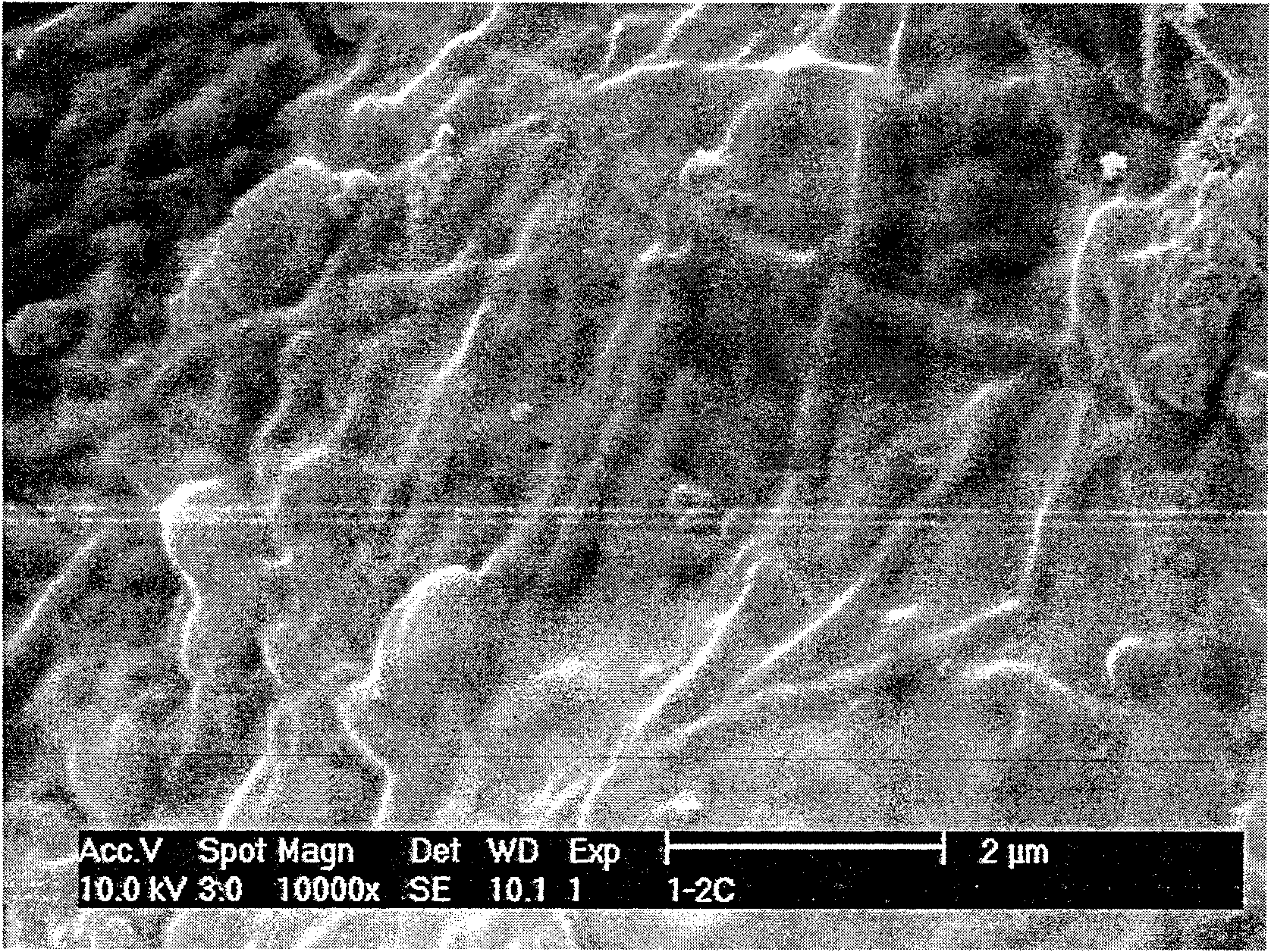 Method for preparing collagen/bioglass/hyaluronic acid tissue repairing materials