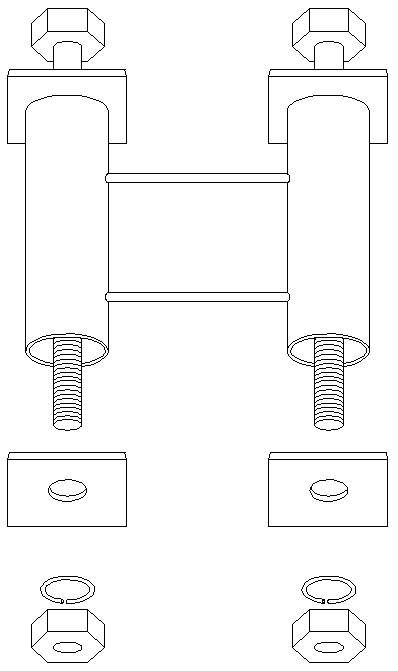 External scaffold wall connecting structure and construction method