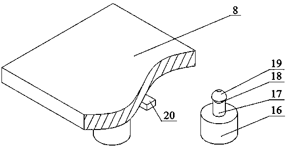 A geological cross-section measuring device and measuring method