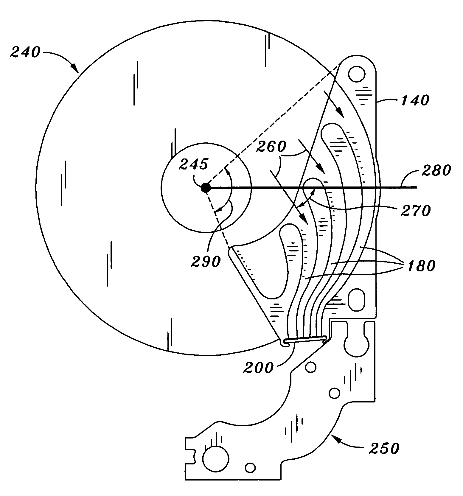 Disk vibration damper having an integrated air circulation guide