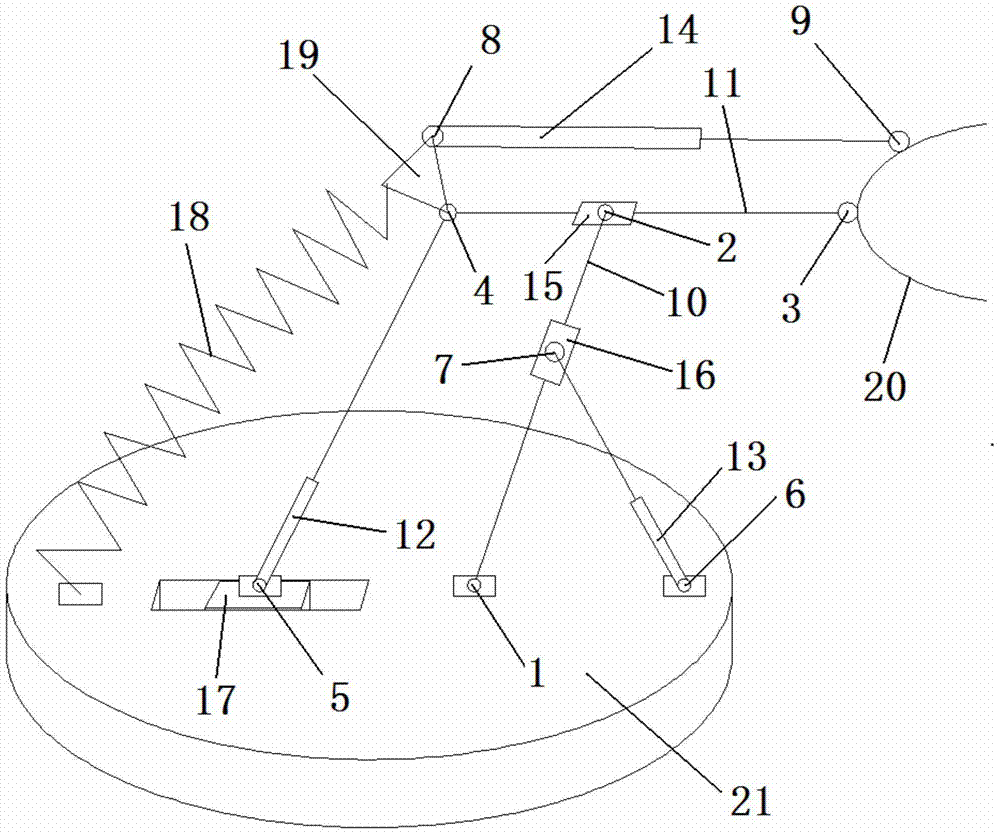 A multi-degree-of-freedom industrial machine manipulator arm mechanism